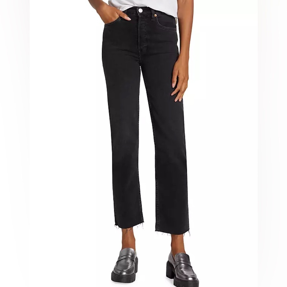 Re/done 70s Straight Crop Jeans